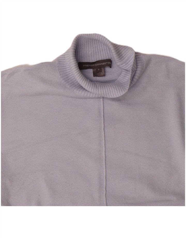 FRENCH CONNECTION Rollkragenpullover für Damen, UK 10, Größe S, Lila