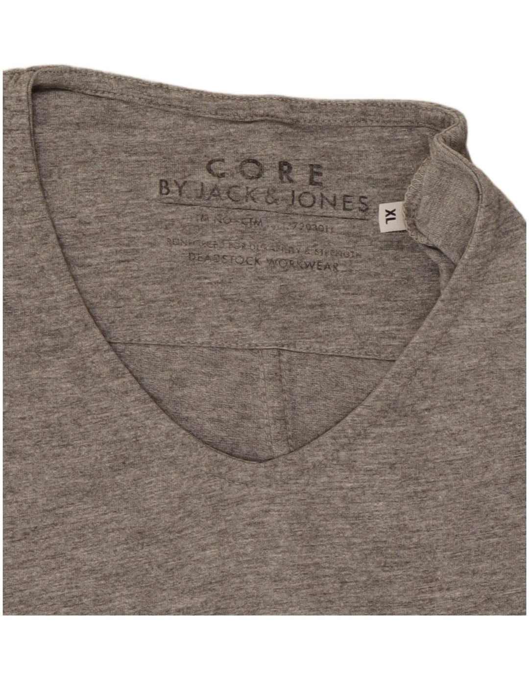 Jack & Jones Herren T-Shirt Top XL Grau meliert