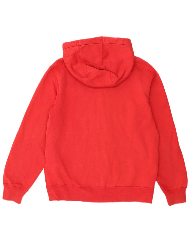 Nike Herren-Kapuzenpullover mit Reißverschluss, mittelrote Baumwolle
