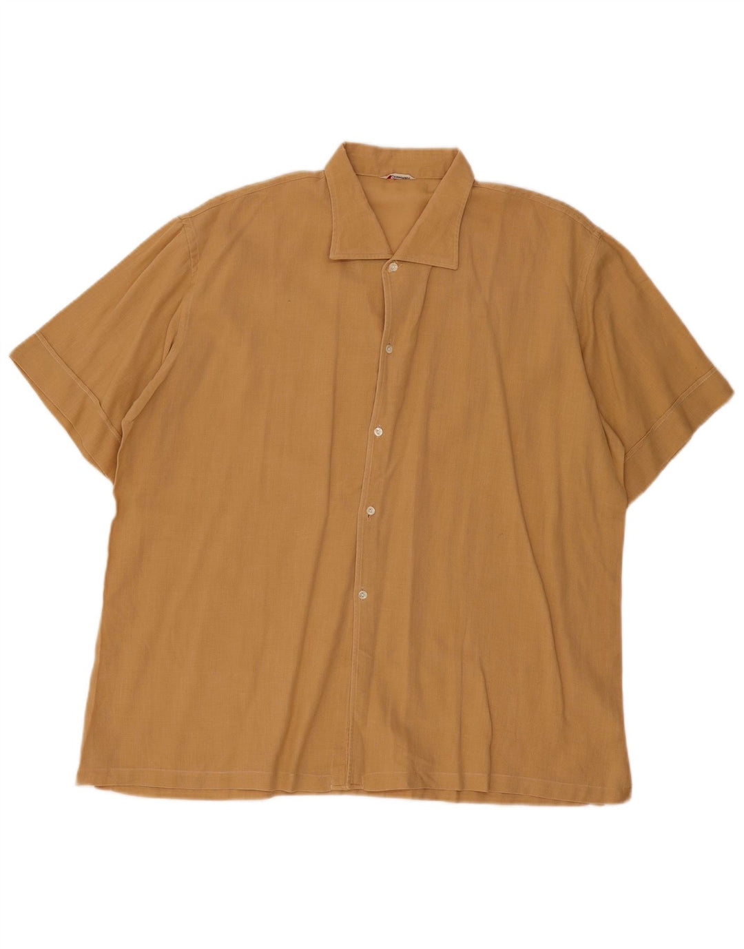 Vintage Herren Kurzarmshirt XL Beige