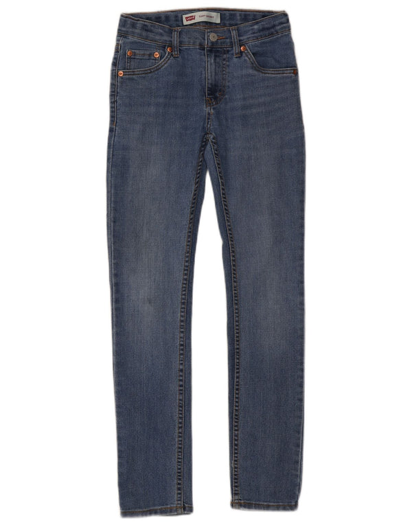 Levi's Mädchen 510 Skinny Jeans 11–12 Jahre W26 L28 Blaue Baumwolle