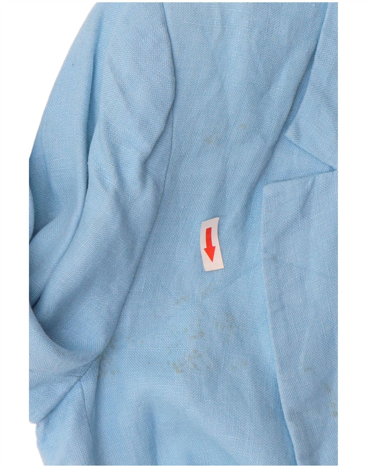 Zara Damen offene Blazerjacke UK 18 XL Blau