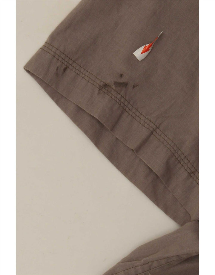 Levi's Herren-Hemd, kurzärmelig, Standard-Passform, groß, aus grauer Baumwolle