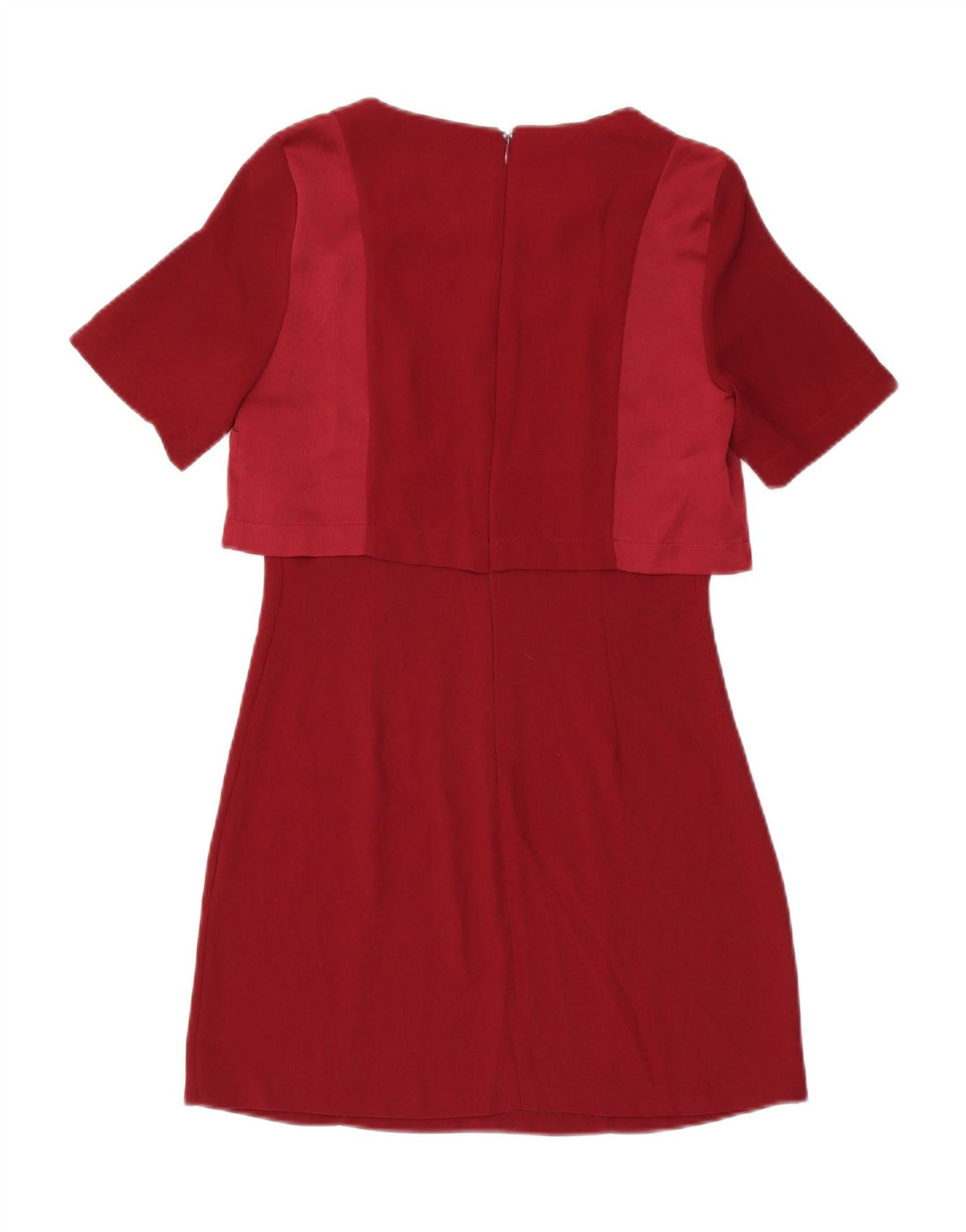 Topshop Damen Etuikleid UK 10 Small Rot Polyester