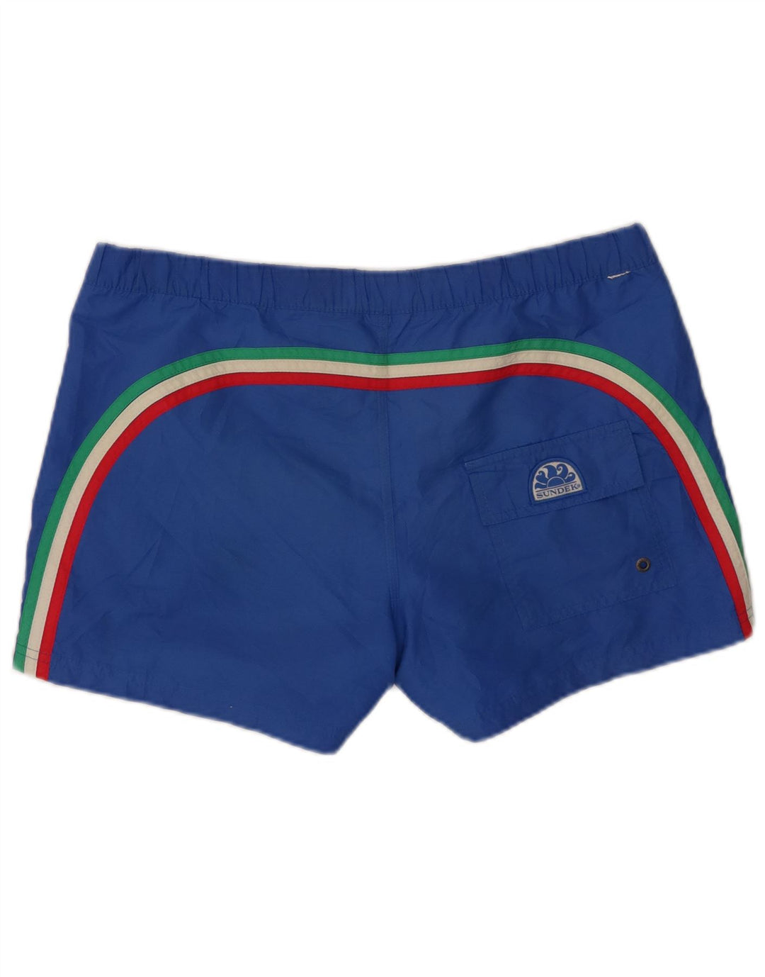 Sundek Herren-Badeshorts, groß, blau, Polyester