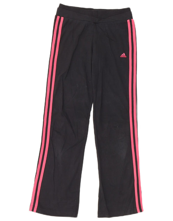 Adidas Mädchen-Trainingshose, Jogginghose, 11–12 Jahre, schwarze Baumwolle