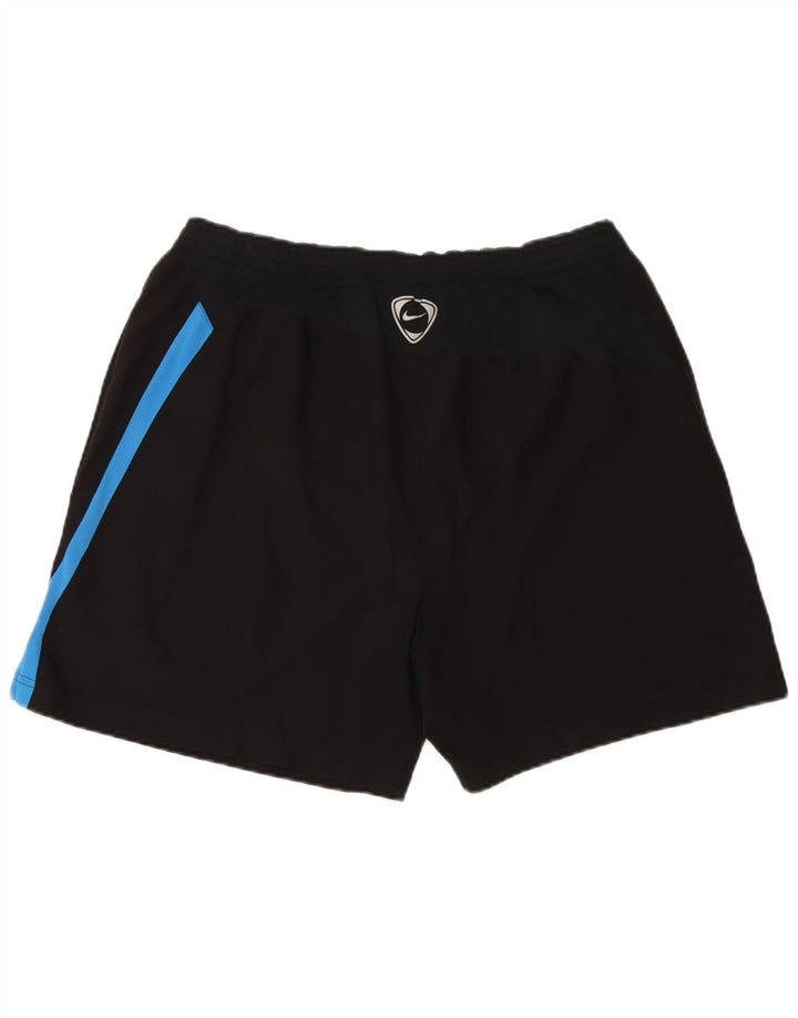Nike Herren-Sportshorts, mittelgroß, schwarzes Farbblock-Polyester