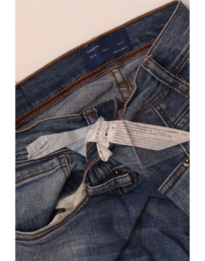 Zara Herren Slim Jeans EU 40 Medium W31 L32 Blaue Baumwolle