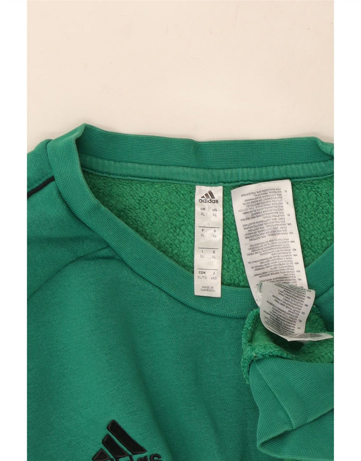 ADIDAS Herren Sweatshirt Pullover XL Türkis Baumwolle
