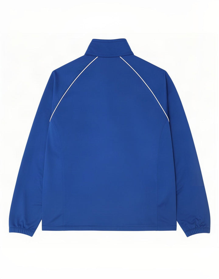 Nike Herren-Trainingsanzug-Top-Jacke XL, blaues Polyester