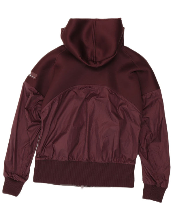 Adidas Damen Stella McCartney Zip Hoodie Pullover UK 10 Small Burgund
