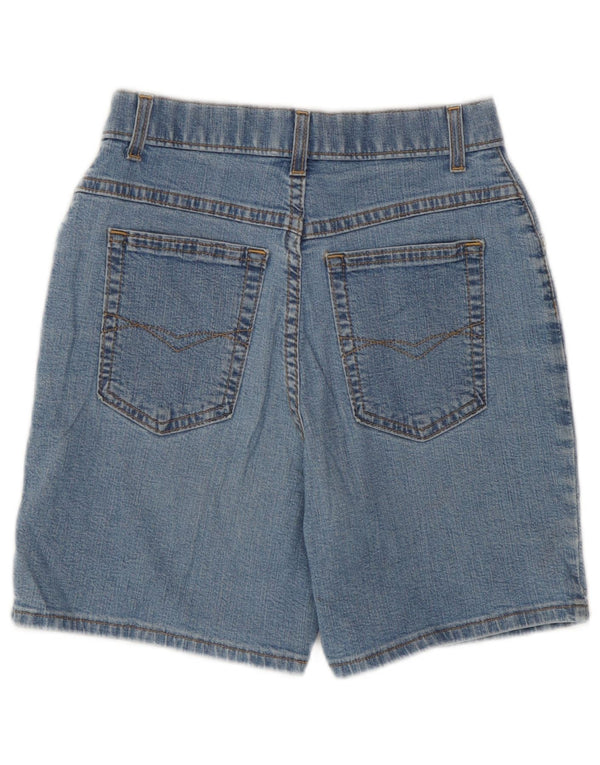 Marks & Spencer Damen Jeansshorts UK 8 Small W23 Blaue Baumwolle