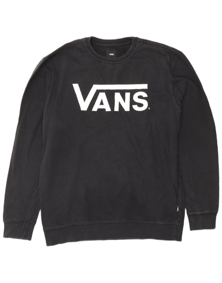 VANS Herren-Sweatshirt mit Grafik, Größe L, Schwarz