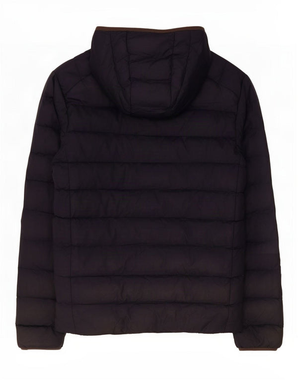 Calvin Klein Herren-Jacke mit Kapuze, gepolstert, UK 40, Größe L, marineblaues Nylon