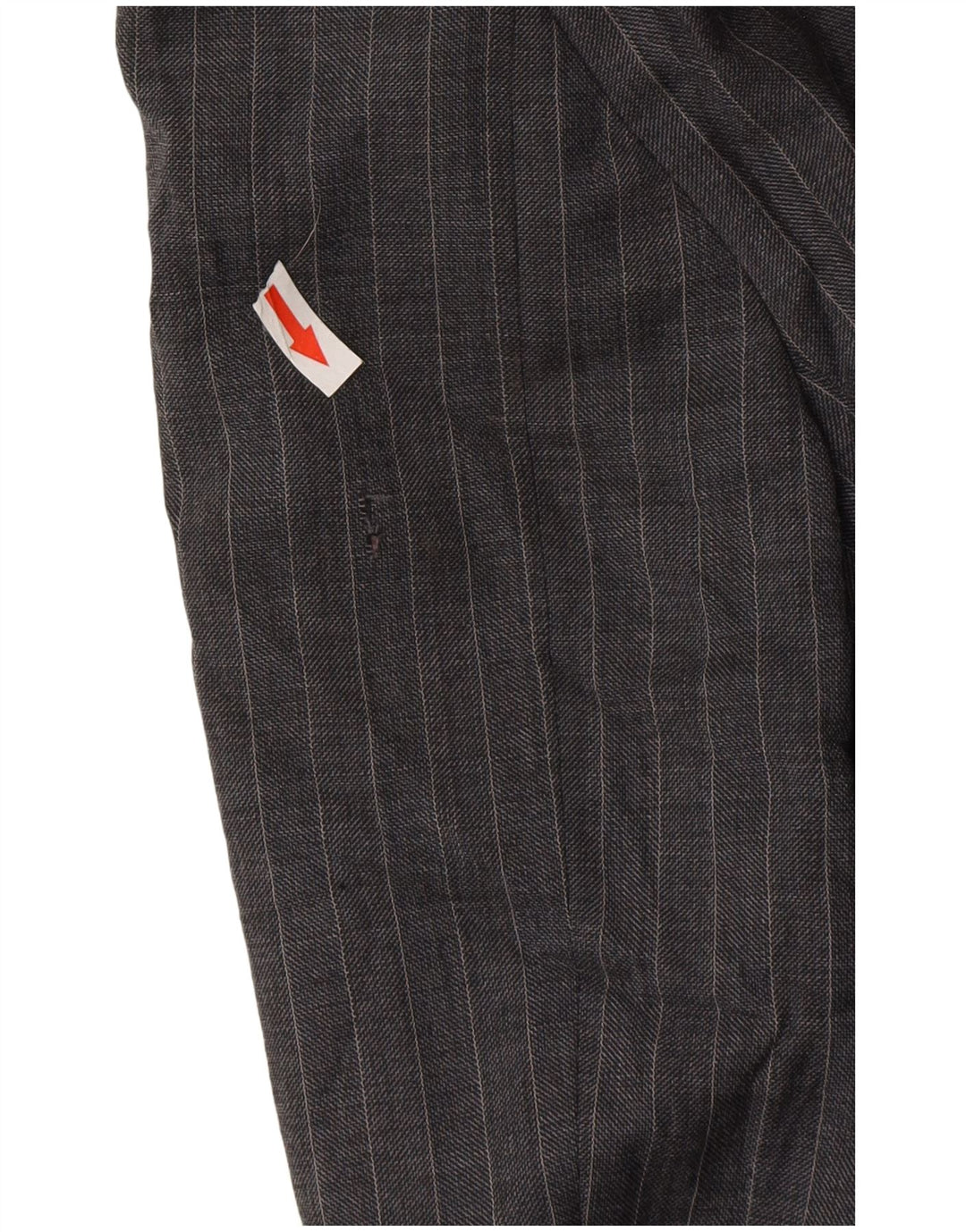 Marks & Spencer Herren-Blazer mit 2 Knöpfen, UK 44, XL, graue Nadelstreifenwolle