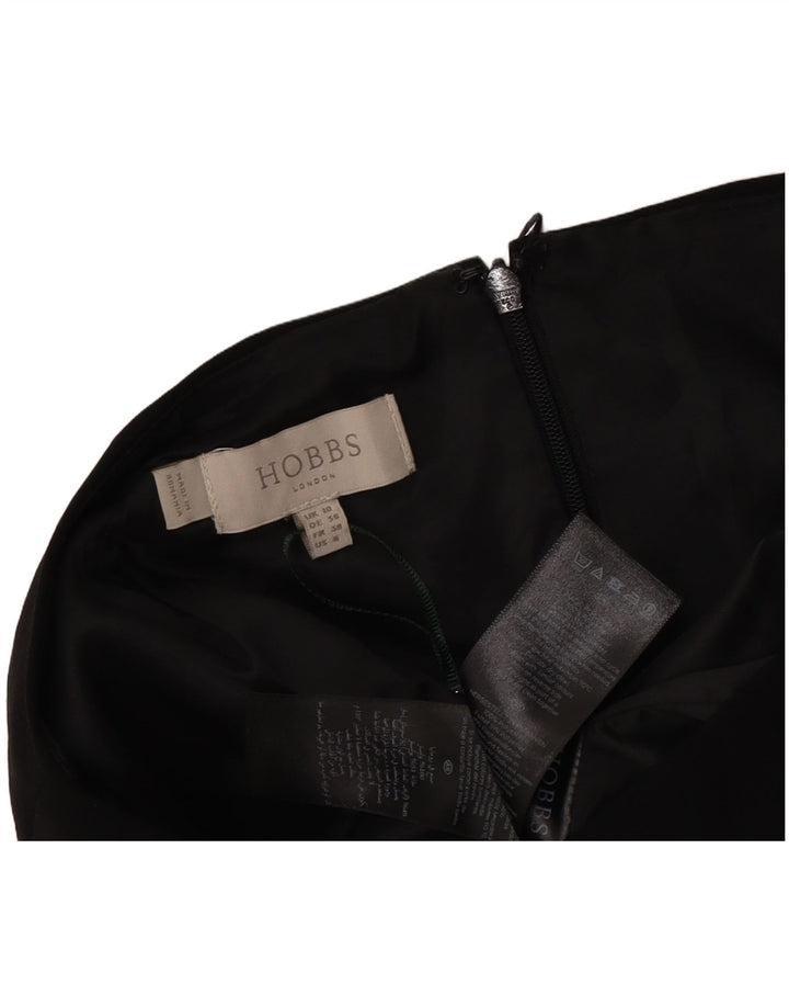 Hobbs Damen Bleistiftrock UK 10 Small W28 Schwarz Polyester