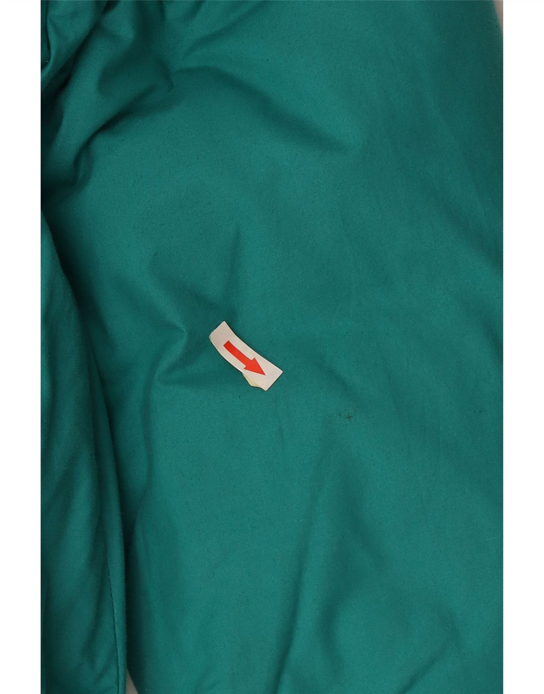 Vintage Herren Wattierte Jacke UK 40 Große türkisfarbene Baumwolle