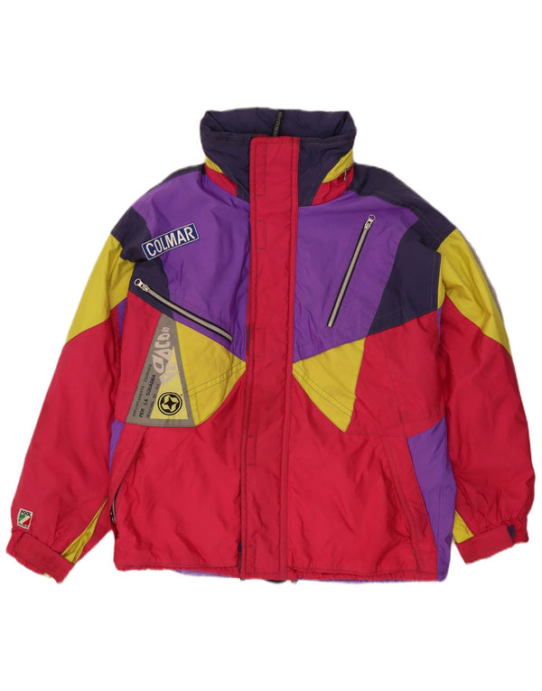 Colmar Mens Hooded Ski Jacket IT 50 Large Multicoloured Colourblock Sports