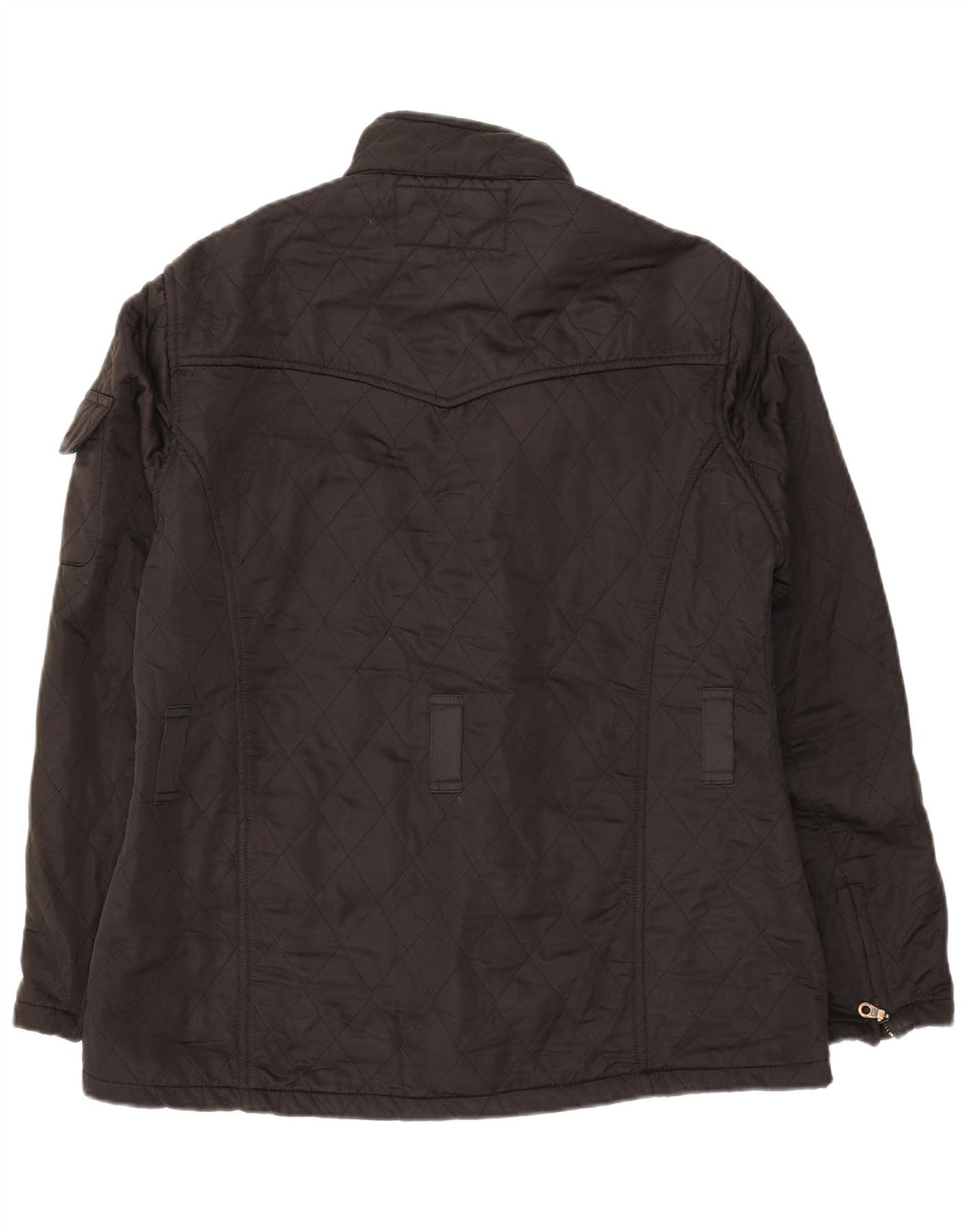 BARBOUR Womens Quilted Jacket UK 16 Large Black