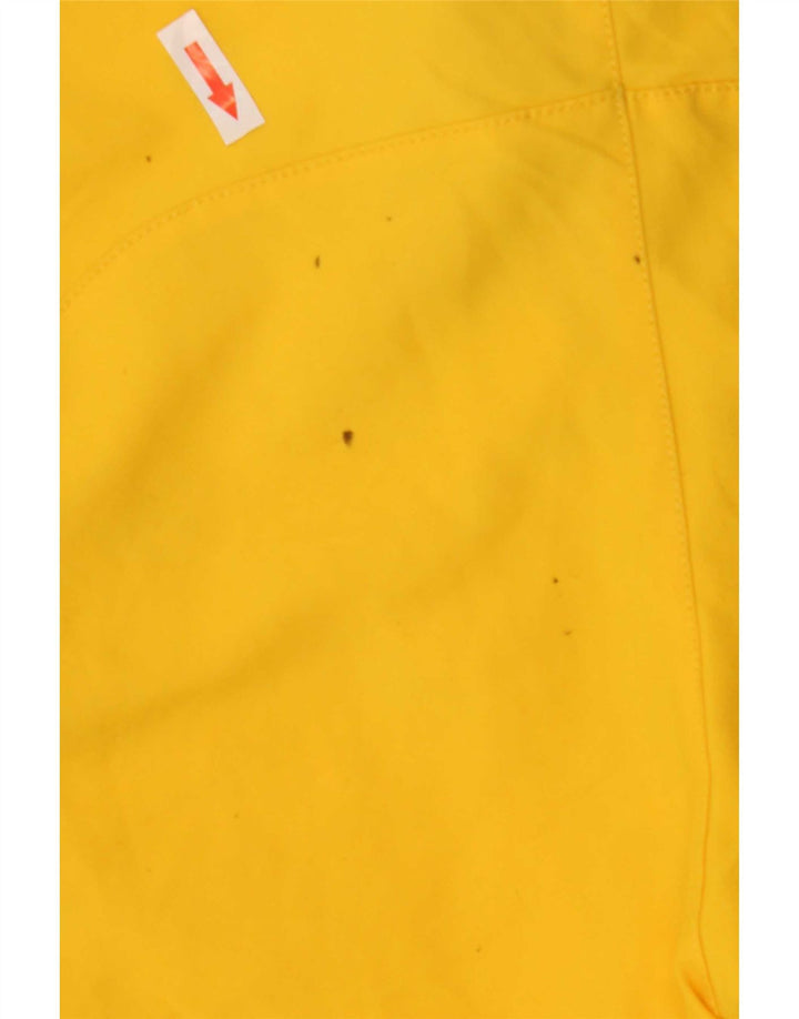 Adidas Herren-Badeshorts mit Grafik, mittelgelbes Farbblock-Polyester