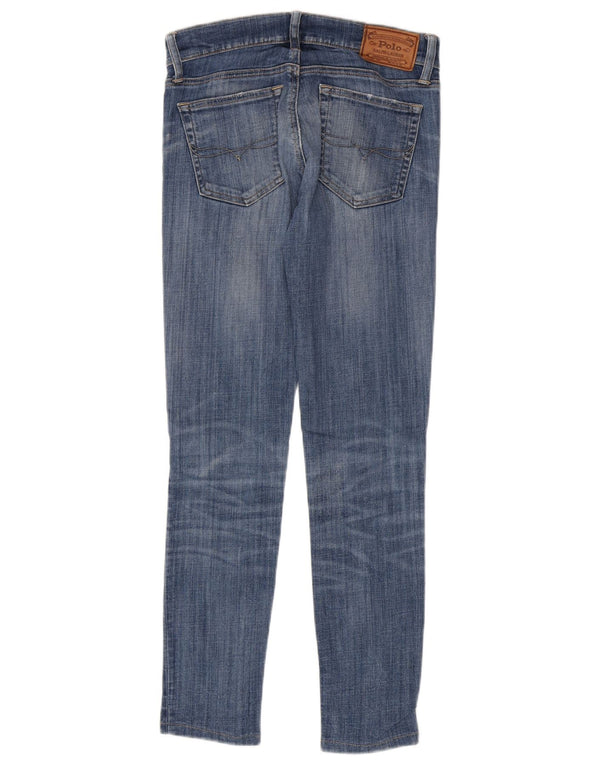 Polo Ralph Lauren Damen Tompkins Skinny Jeans W26 L29 Blaue Baumwolle