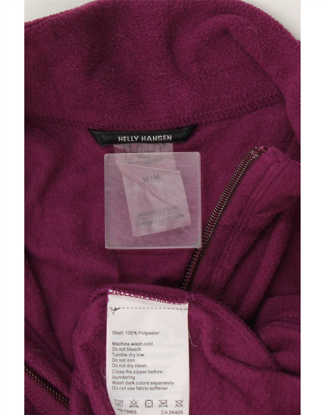Helly Hansen Damen-Fleecepullover mit Reißverschluss am Hals, UK 14, Mittelviolett, Polyester
