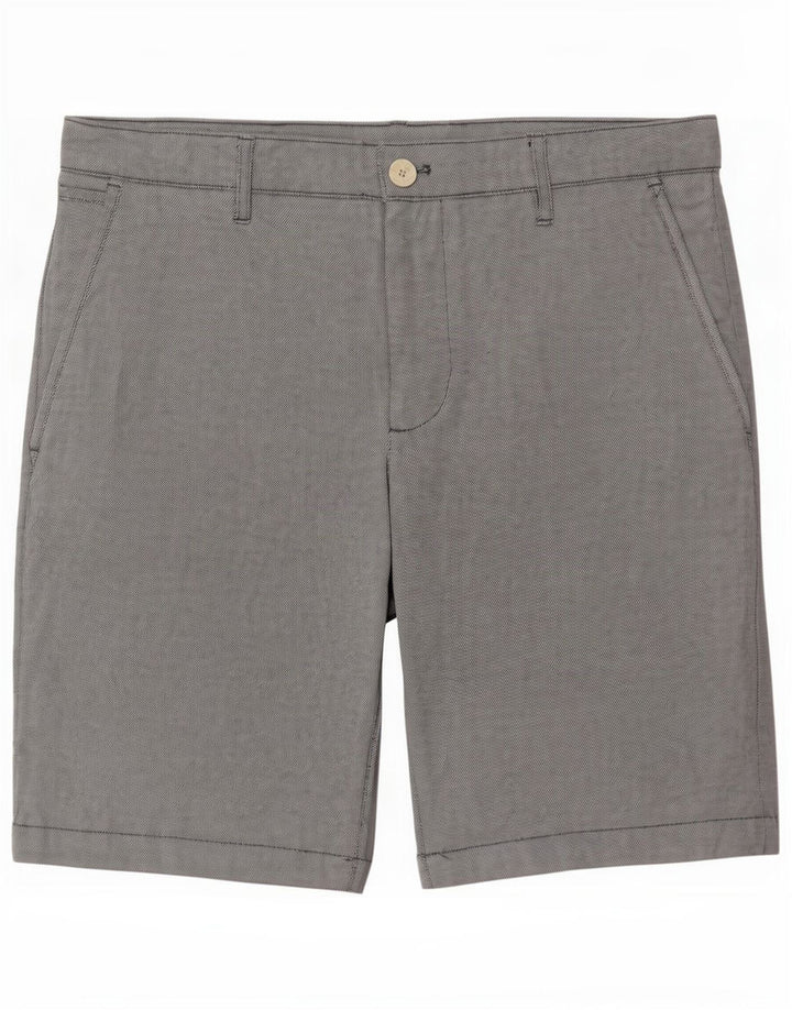 Zara Herren Chinoshorts EU 40 Medium W31 Graue Baumwolle