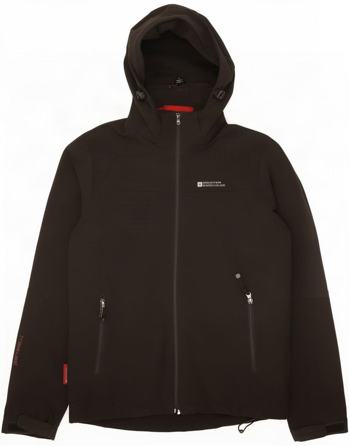 Mountain Warehouse Herren-Windjacke mit Kapuze, Gr. 36, Größe S, Schwarz