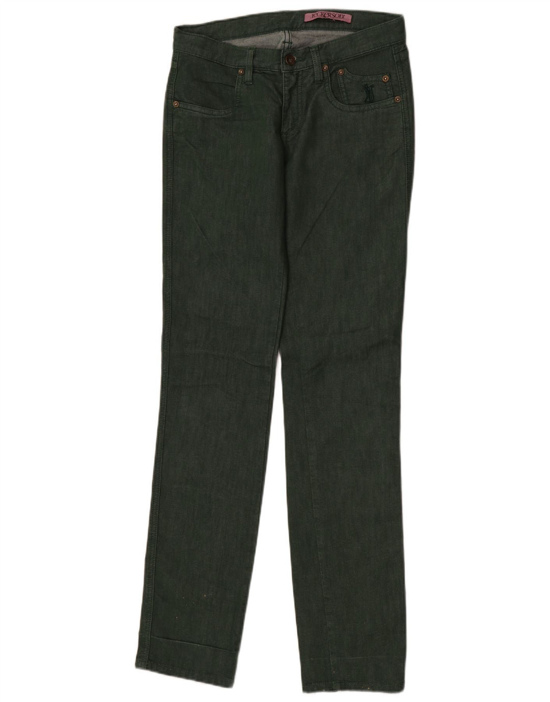 Jeckerson Damen Slim Jeans W28 L34 Grün