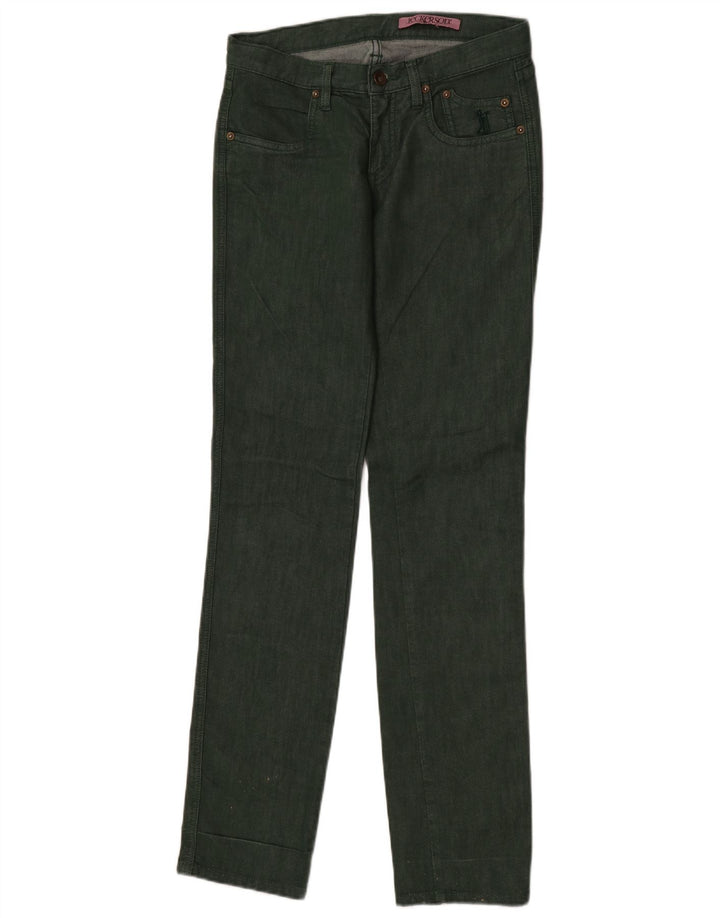 Jeckerson Damen Slim Jeans W28 L34 Grün