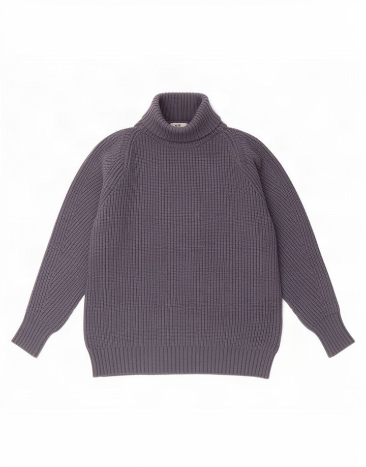 Zara Damen-Pullover mit Rollkragen, Gr. 10, Größe S, Grau