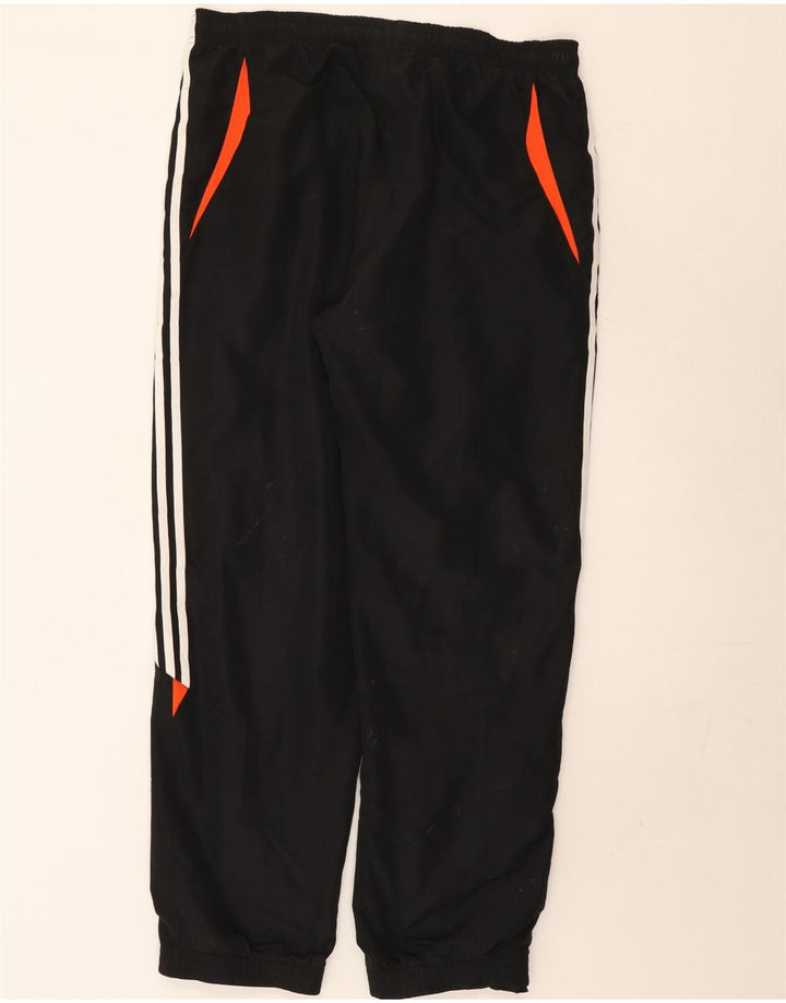 Adidas Herren-Trainingshose, Jogginghose, groß, schwarzes Farbblock-Polyester