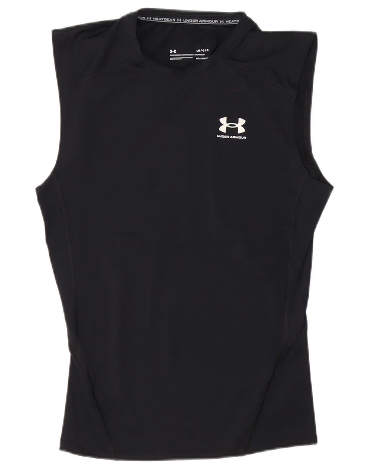 Under Armour Herren Heat Gear Weste Top Large Schwarz Polyester