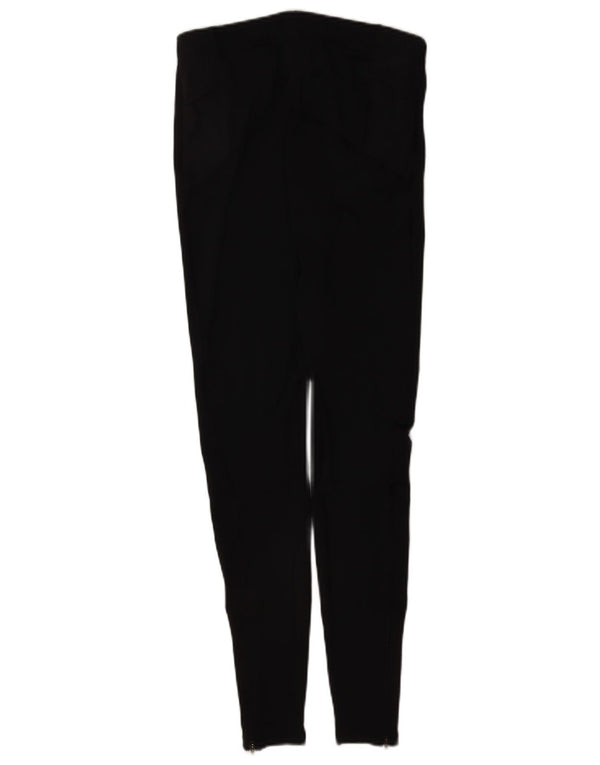 Under Armour Damen Heat Gear Leggings UK 16 Large Schwarz Polyester