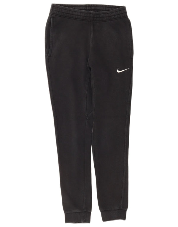 Nike Damen Trainingshose Jogger UK 6 XS Schwarz Baumwolle