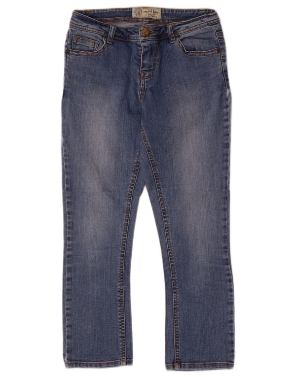 Fat Face Damen-Cropped-Jeans, UK 6, XS, W24, L23, Blau