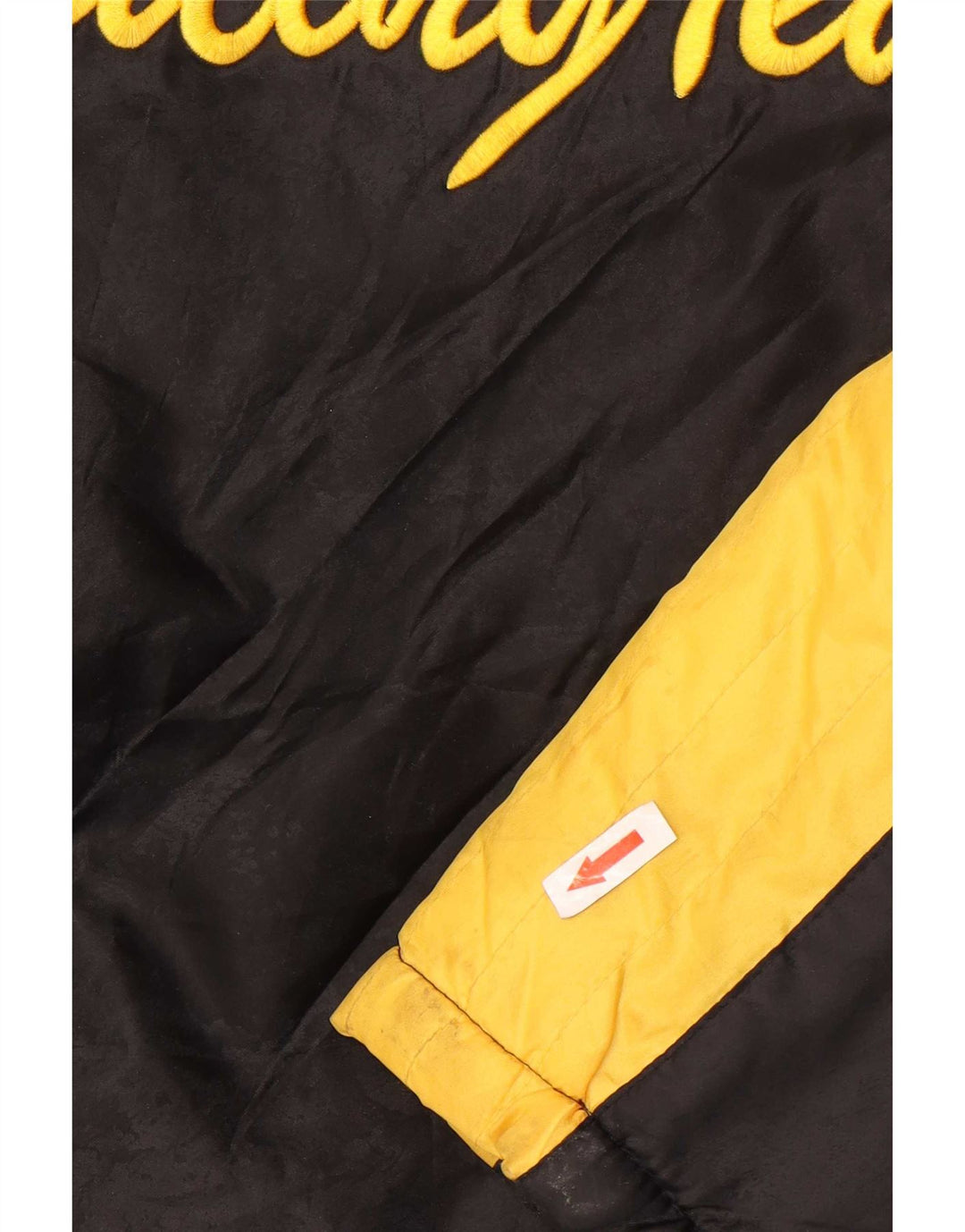 Vintage Herren-Windbreaker-Jacke mit Grafik, Größe 56/58, 3XL, Schwarz, Farbblock