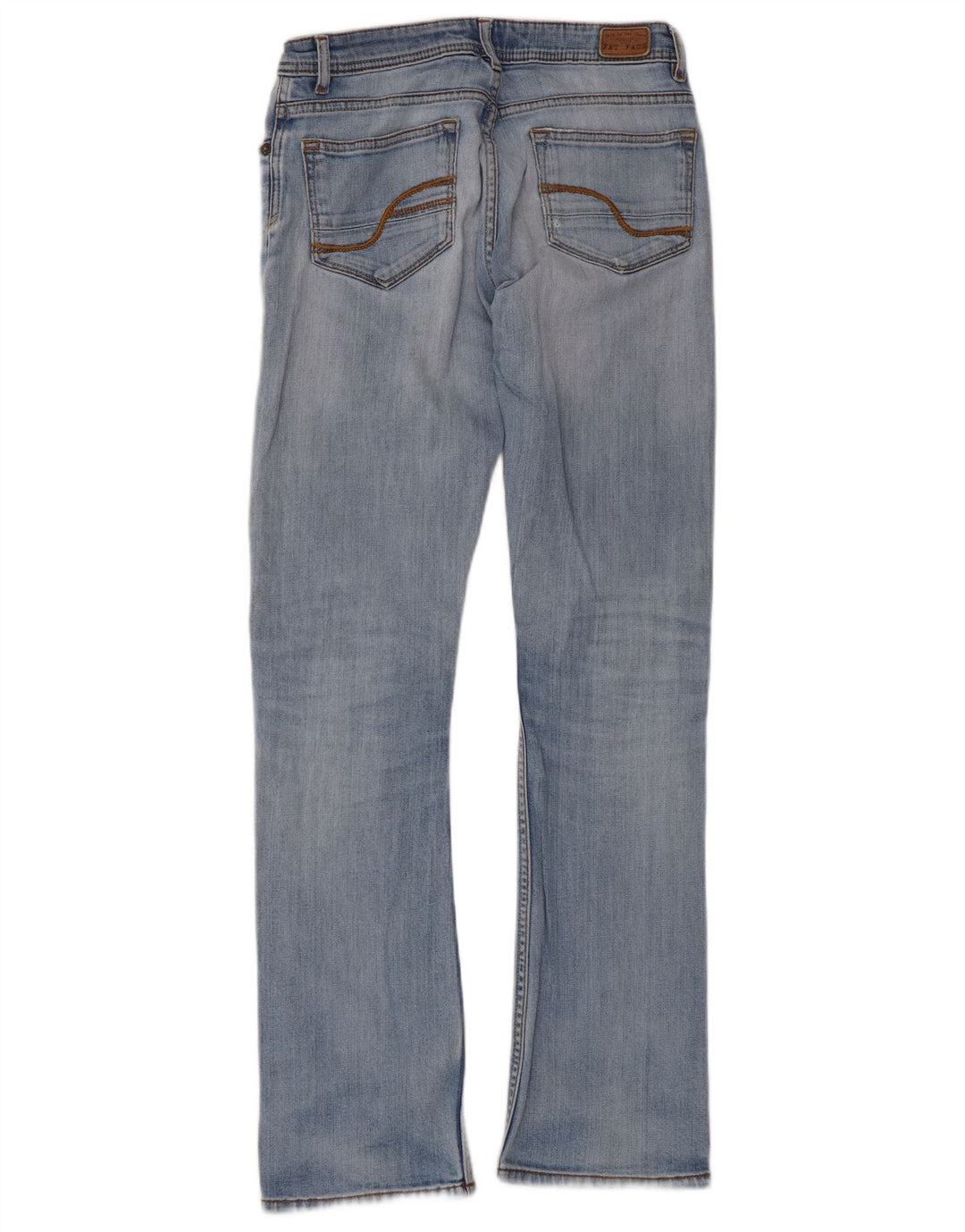 Fat Face Damen Distressed Bootcut Jeans UK 8 Small W28 L30 Blau