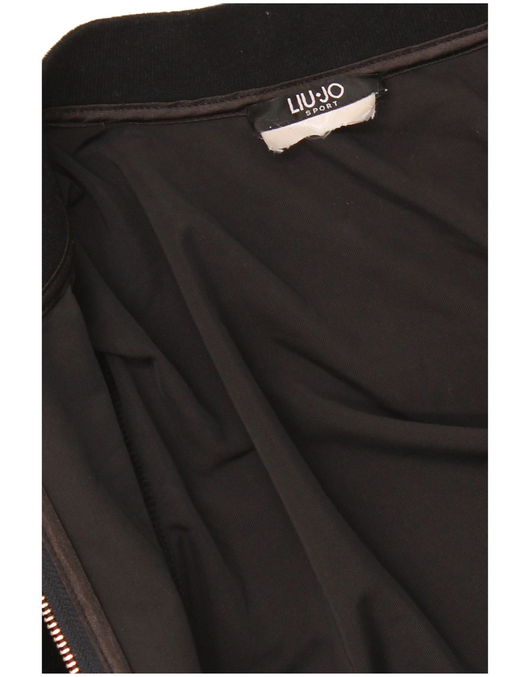 Liu Jo Damen-Jumpsuit aus Samt mit langen Ärmeln, Größe 44, mittelschwarz