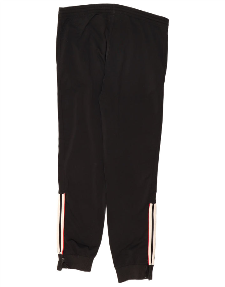 ADIDAS Herren Trainingshose Jogger UK 38/40 Medium Schwarz Polyester