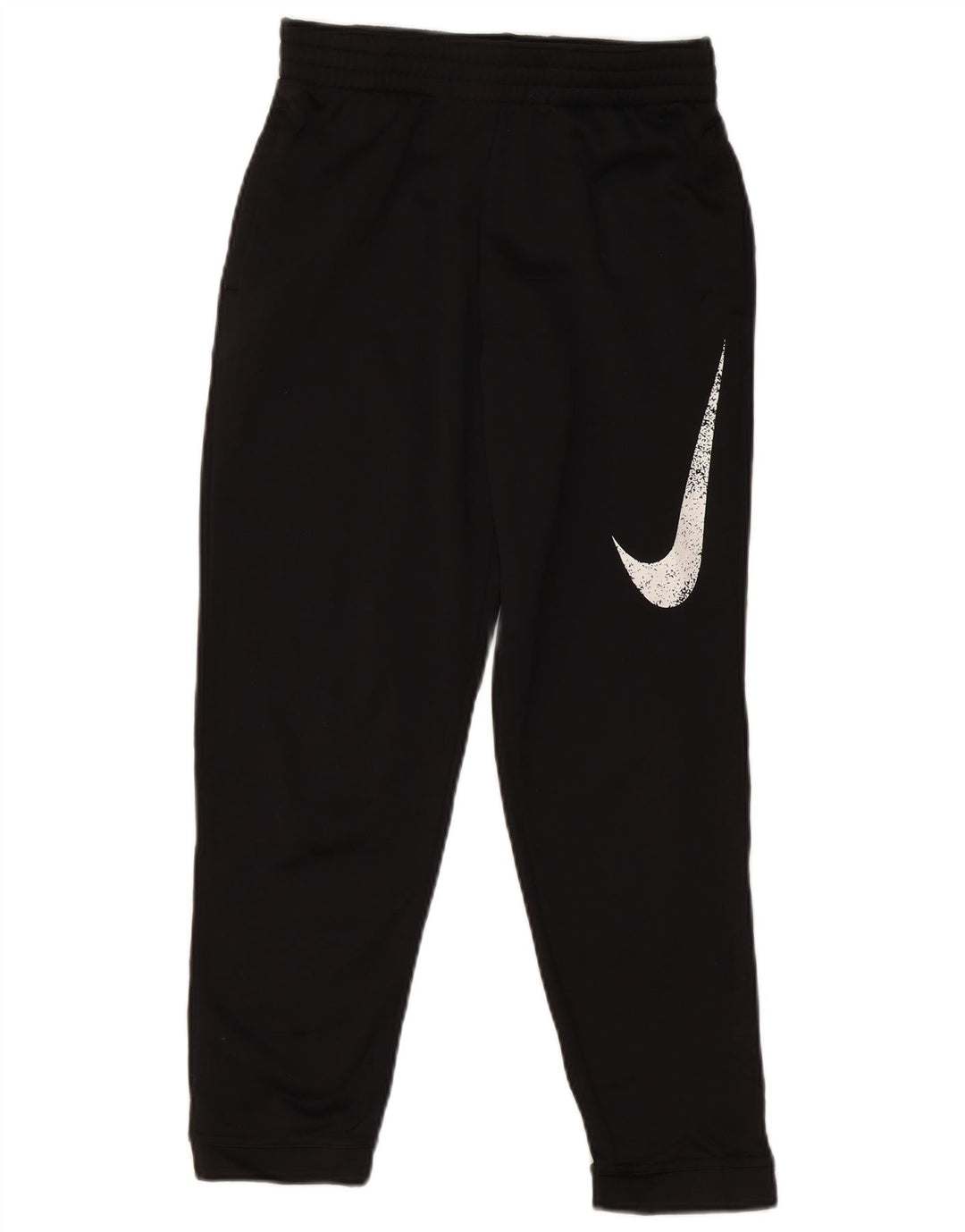 Nike Jungen-Trainingshose mit Grafik, Jogginghose, 10–11 Jahre, mittelgroß, Schwarz