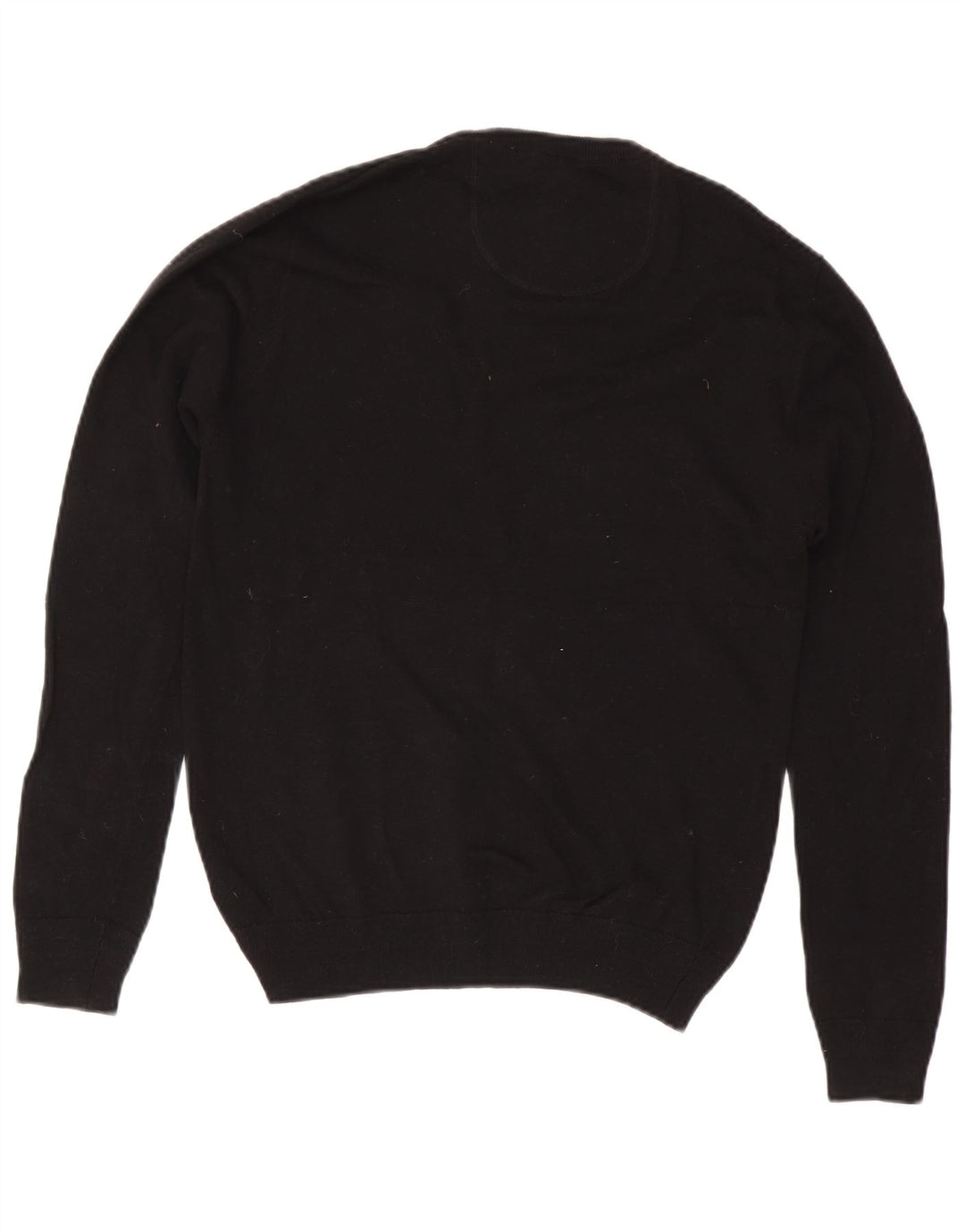 Jack Wills Herren-Pullover mit Rundhalsausschnitt, schmale Passform, mittelschwarze Baumwolle