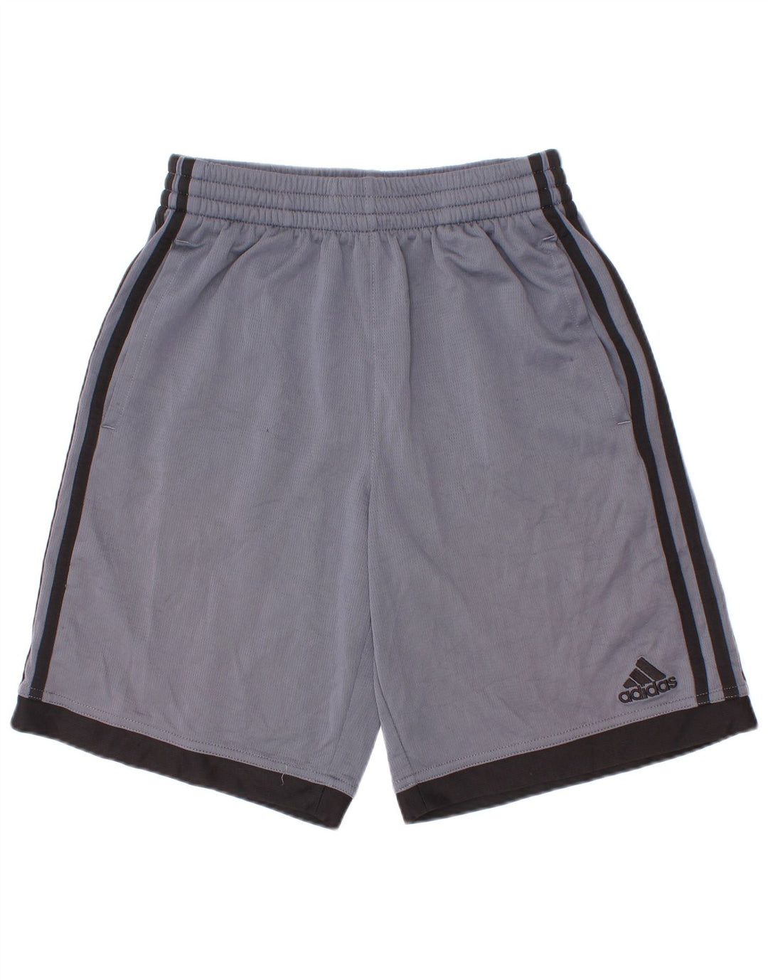 Adidas Sportshorts für Jungen, 10–11 Jahre, mittelblaues Farbblock-Polyester