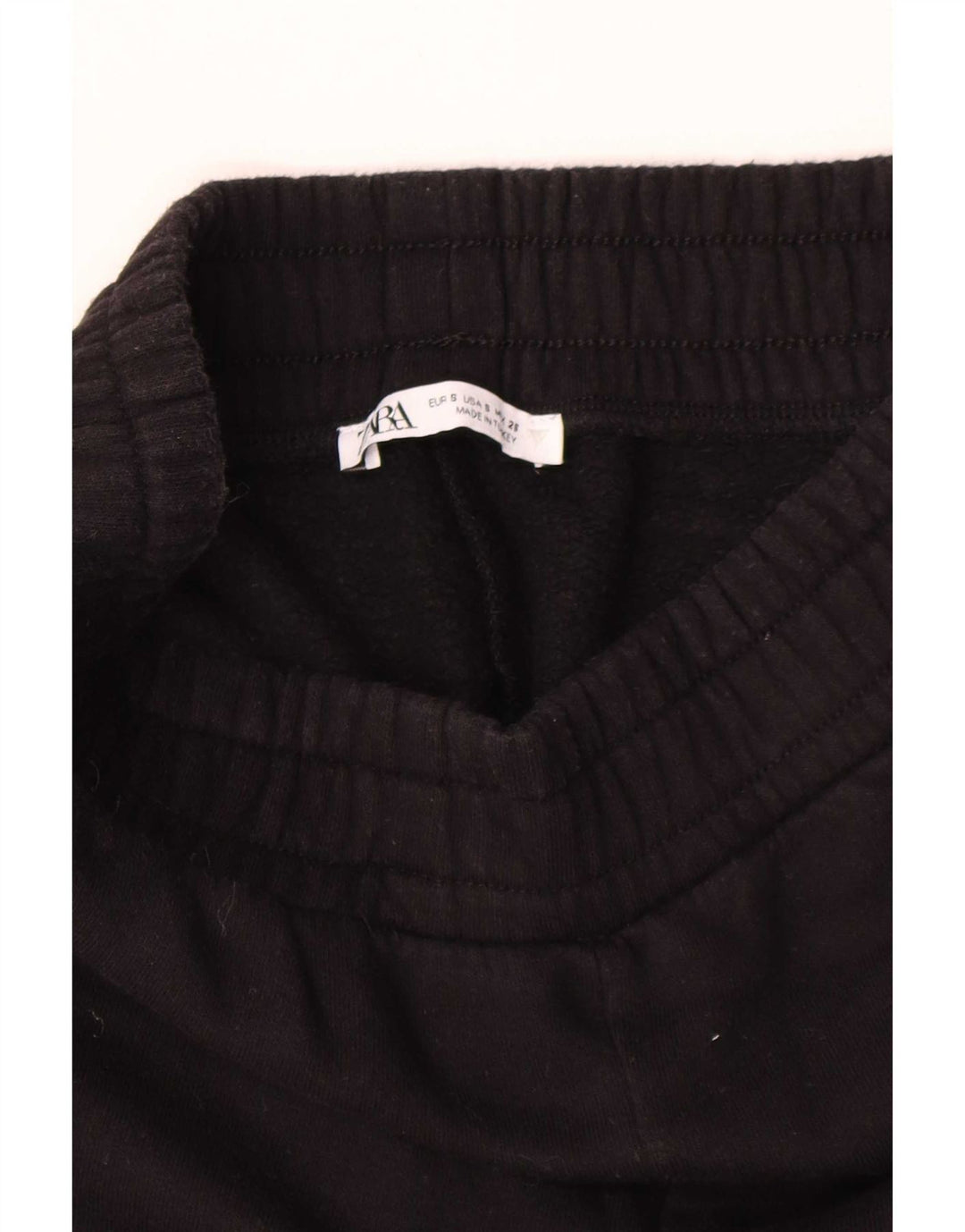 Zara Damen Capri-Trainingshose, Größe S, Schwarz