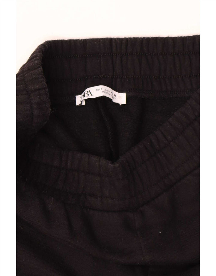 Zara Damen Capri-Trainingshose, Größe S, Schwarz