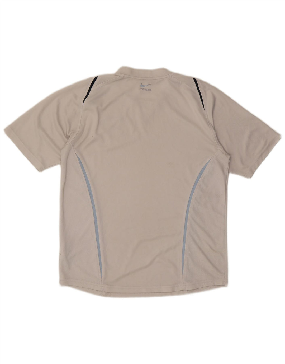 Nike Herren T-Shirt Top UK 39/41 Mittelweißes Polyester