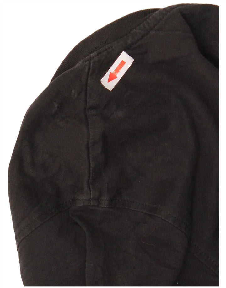 Tommy Hilfiger Herren T-Shirt Top Small Schwarz Baumwolle