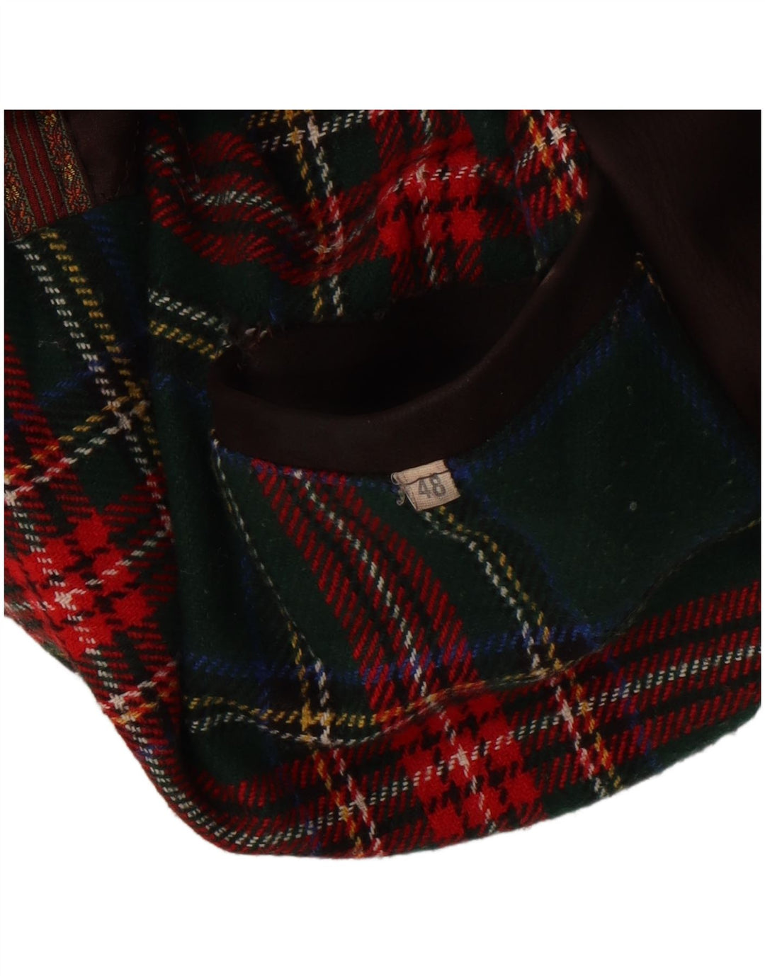 Vintage Herren Lederjacke IT 48 Mittelbraunes Leder