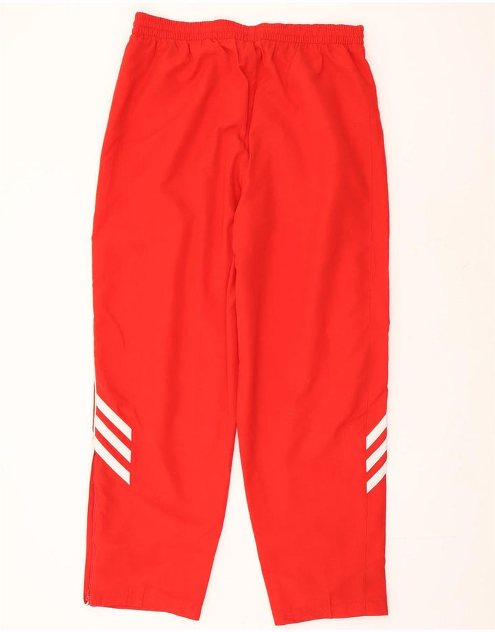 ADIDAS Herren-Trainingshose, UK 44/46, großes rotes Polyester