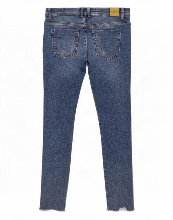 Zara Damen Skinny Jeans EU 38 Small W28 L28 Blau